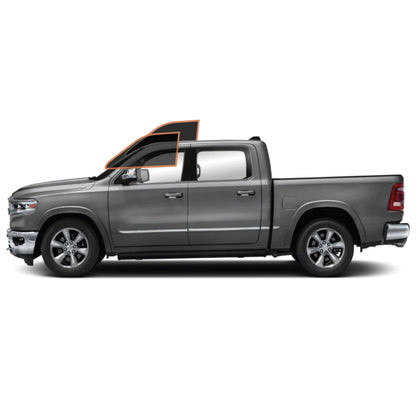 MotoShield Pro Premium Professional 2mil Precut Ceramic Window Tint Film for 2009-2018 Dodge Ram 1500 Crew Cab — (Front Driver/Passenger 15%) + Lifetime Warranty