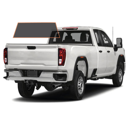 MOTOSHIELD PRO PREMIUM PROFESSIONAL 2MIL PRECUT CERAMIC WINDOW TINT FILM FOR 2015-2019 GMC SIERRA 2500 DOUBLE CAB — (REAR WINDSHIELD 5%) + LIFETIME WARRANTY